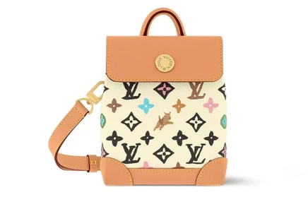Женская сумка Louis Vuitton Nano Steamer, ванильная