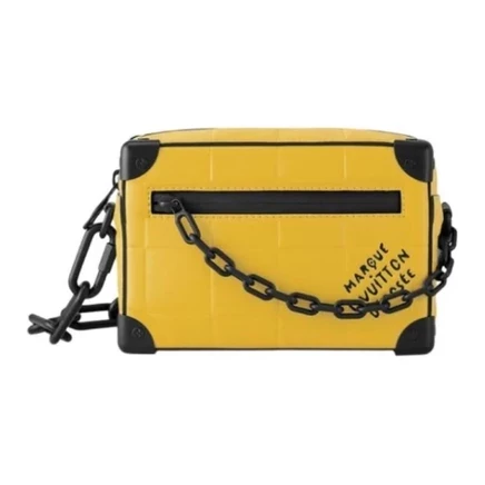 Сумка Louis Vuitton Mini Soft Trunk, желтая