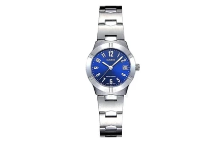 Женские часы Casio LTP-1241D-2A2, синий циферблат