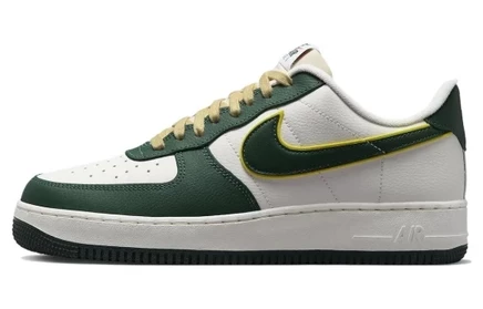 Кроссовки Nike Air Force 1 Low 07 LV8, зелёно-бежевые