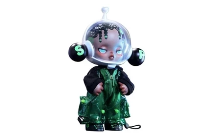 Фигурка POP MART SKULLPANDA OOTD Green Wilderness, 19 см