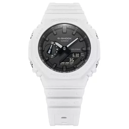 Мужские часы Casio G-Shock, белый ремешок