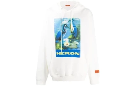 Мужское худи Heron Preston, белое