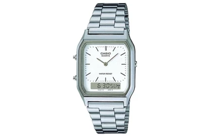 Часы Casio G-Shock AQ-230A-7D, серебристый корпус