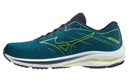 Mizuno Wave Rider 25 Textile, Synthetic Leather Cushioning Abrasion Resistant Breathable Rebound default
