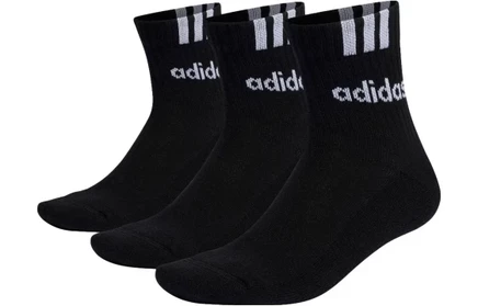 Унисекс носки Adidas, 3 пары, черные