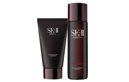 Набор ухода за кожей SK-II, эссенция и очищающее средство
