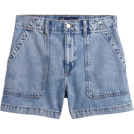 Женские джинсовые шорты Gap, светло-синие