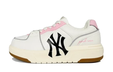 MLB Chunky Liner Skateboard Shoes Unisex Low top Yellow pink