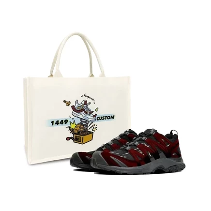Унисекс-кроссовки Salomon XA PRO 3D, черно-красные