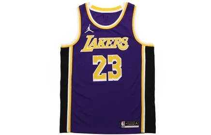 Мужская майка Nike NBA Lakers LeBron James, фиолетовая