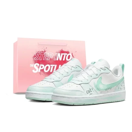 Детские кеды Nike Court Borough, мятные