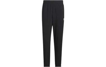Adidas Neo Knitted Sweatpants Men's Black Moderate Cuffed Pants черный
