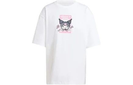 Футболка Adidas Originals x Hello Kitty Kuromi, белая