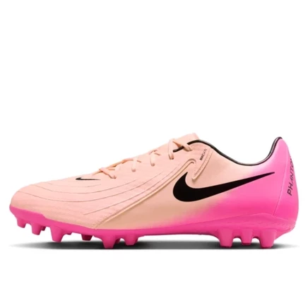 Мужские бутсы Nike Phantom GX 2, красно-черно-розовые
