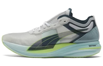Мужские кроссовки Puma Deviate Nitro Elite, бело-серые