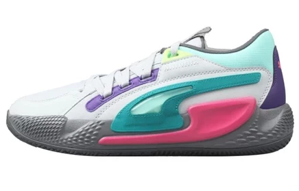 Мужские баскетбольные кроссовки Puma Court Rider, бело-серые