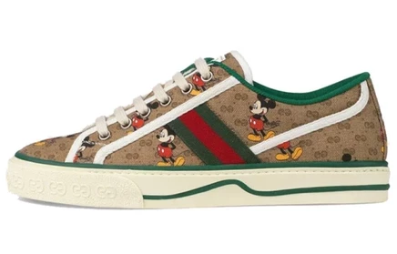 Женские кеды Gucci Tennis 1977 Mickey Mouse