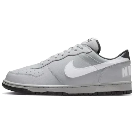 Мужские кожаные кроссовки Nike Big, серые