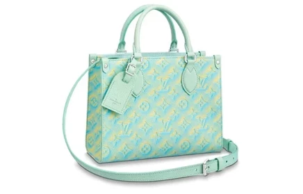 Женская сумка Louis Vuitton ONTHEGO, зеленая