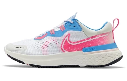 Мужские кроссовки Nike React Miler 2, бело-розово-синие