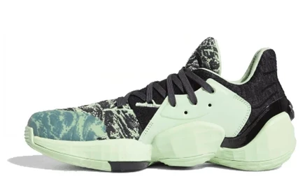 Мужские баскетбольные кроссовки Adidas Harden Volume 4, зелено-черные