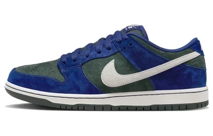 Кроссовки Nike SB Dunk Low, зелено-сине-белые