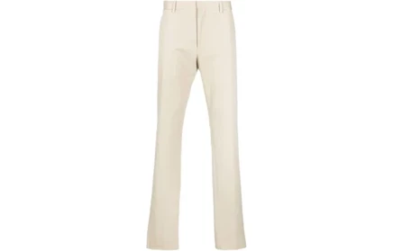 Мужские брюки Zegna Straight Leg, бежевые