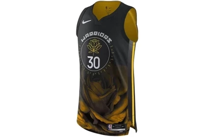 Мужская джерси Nike NBA Warriors Stephen Curry, черная