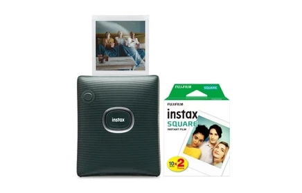 Фотопринтер Fujifilm Instax Square Link, бирюзово-зеленый