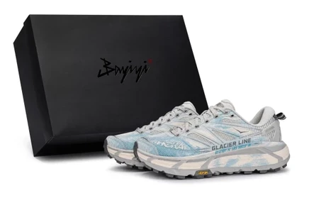 Унисекс кроссовки Hoka One One Mafate Speed 2, серо-синие