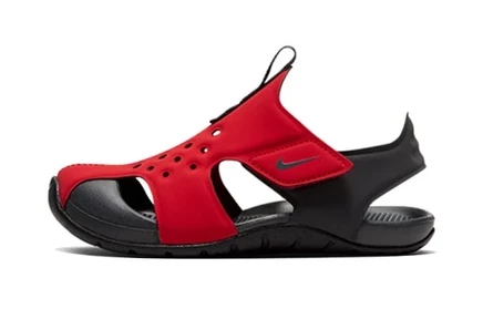 Детские сандалии Nike Sunray Protect 2, красно-черные