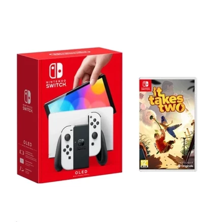 Игровая приставка Nintendo Switch OLED, белая