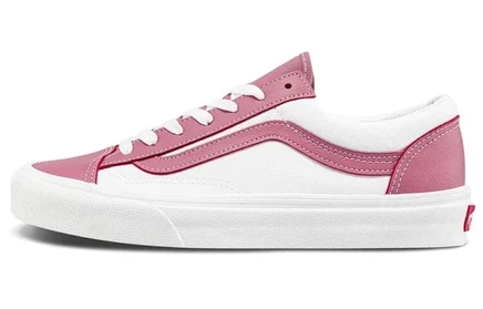 Женские кеды Vans Style 36 Mesa Rose, розово-белые