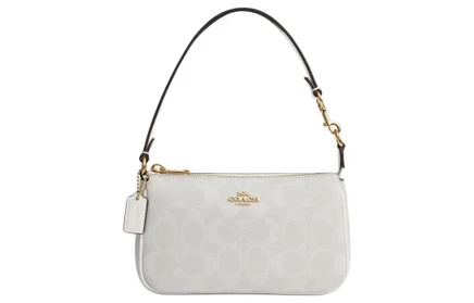 Женская сумка через плечо Coach Nolita Signature, белая