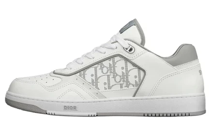 Мужские кроссовки Dior B27 Low, бело-серые