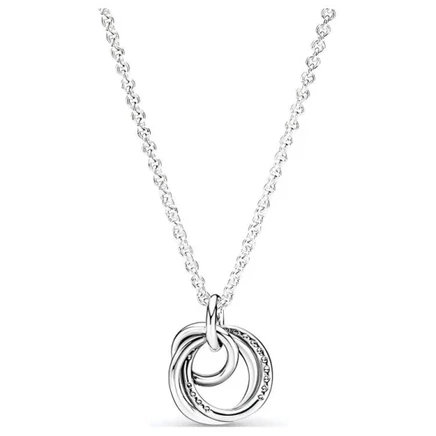 Женские ожерелья Pandora из серебра 925 пробы, серебристые