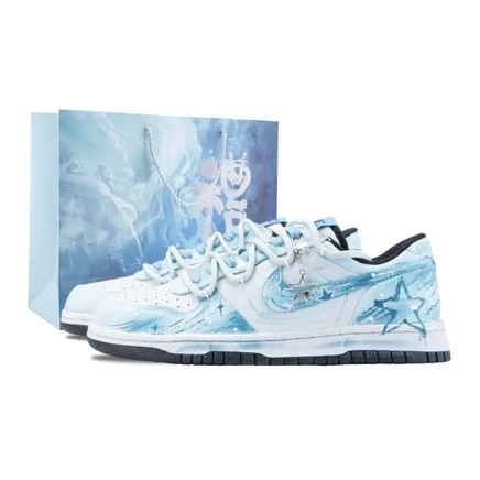 Унисекс-кроссовки Nike Big Cloud Island Star, сине-белые