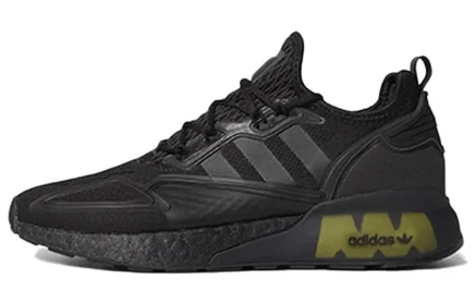 Мужские кроссовки Adidas ZX 2K Boost, черно-желтые