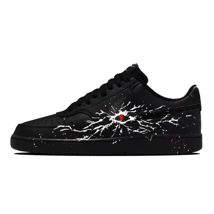 Мужские кроссовки Nike Court Vision 1, черно-белые