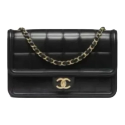 Женская сумка Chanel из телячьей кожи через плечо, черная