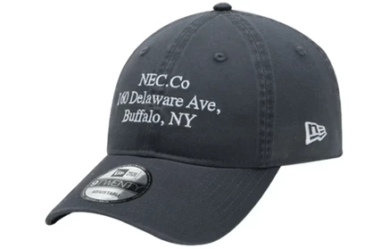 Унисекс-бейсболка New Era из хлопка, темно-графитовая