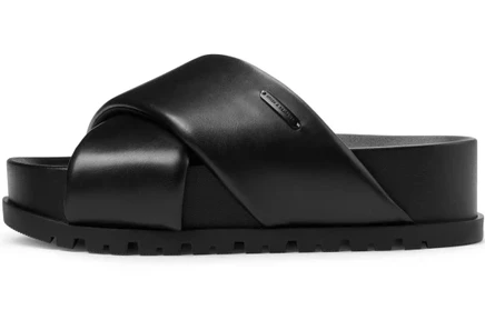 Женские шлепанцы Charles & Keith, черные