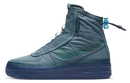 Женские кроссовки Nike Air Force 1 Shell, бирюзовые