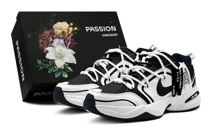Унисекс кроссовки Nike Air Monarch 4, черно-белые