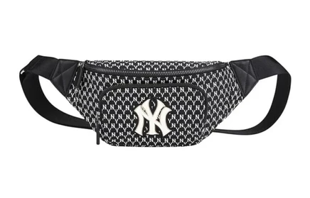 Унисекс поясная сумка MLB Monogram Collection, черная