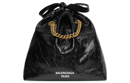 Женская кожаная сумка Balenciaga Crush, малая