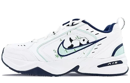 Унисекс кроссовки Nike Air Monarch 4, бело-черные