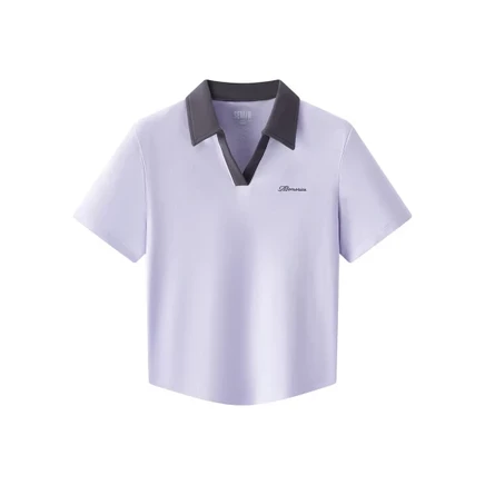 Женское поло SEMIR Minimalist, фиолетовое