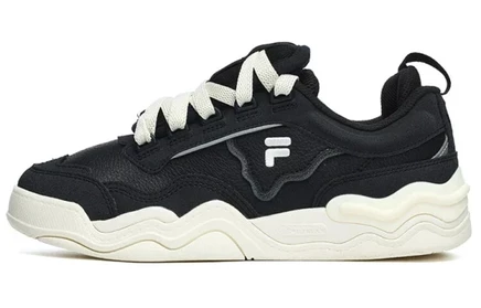 Женские кроссовки FILA Fusion Kick, черно-белые